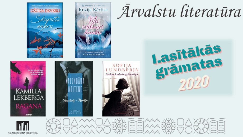 Top 2020 Ārvalstu literatūra