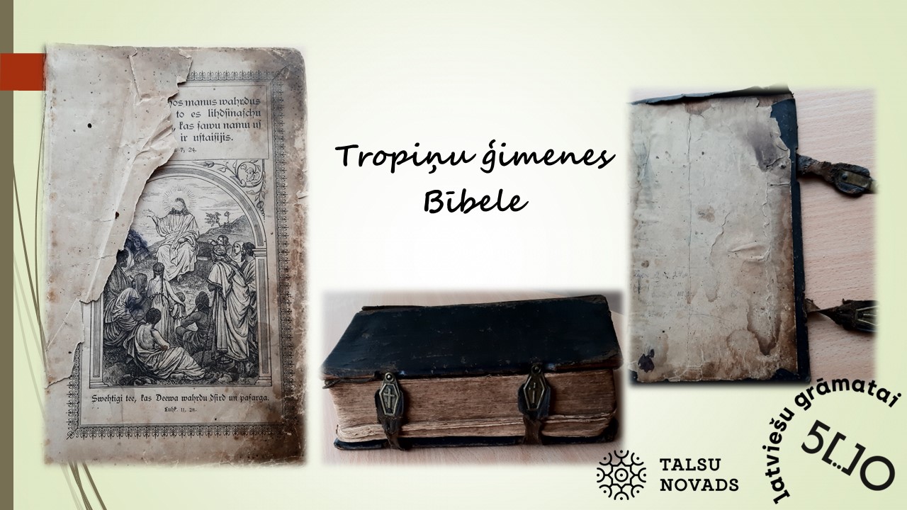Tropiņi Dundagas bibliotēkā