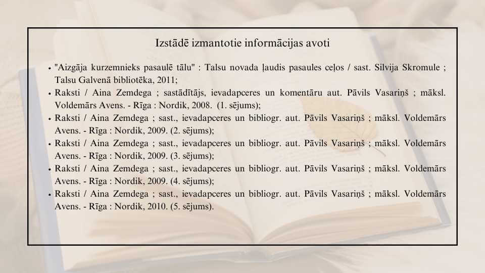 Izstāde - Ainai Zemdegai 100