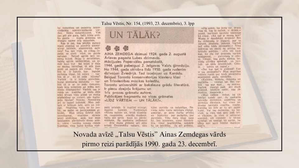 Izstāde - Ainai Zemdegai 100