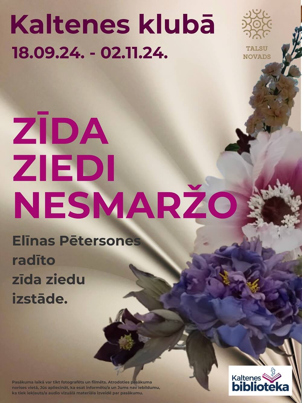 Izstāde Kaltenes bibliotēkā