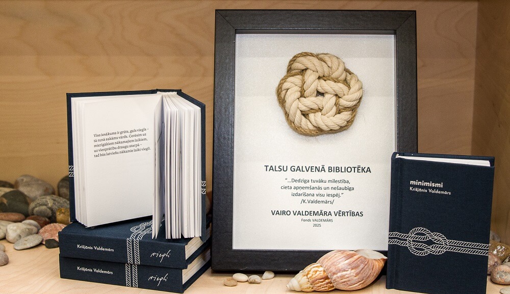 Izdota Imanta Ziedoņa fonda “Viegli” grāmata “Minimismi. Valdemārs” Izdota Imanta Ziedoņa fonda “Viegli” grāmata “Minimismi. Valdemārs”