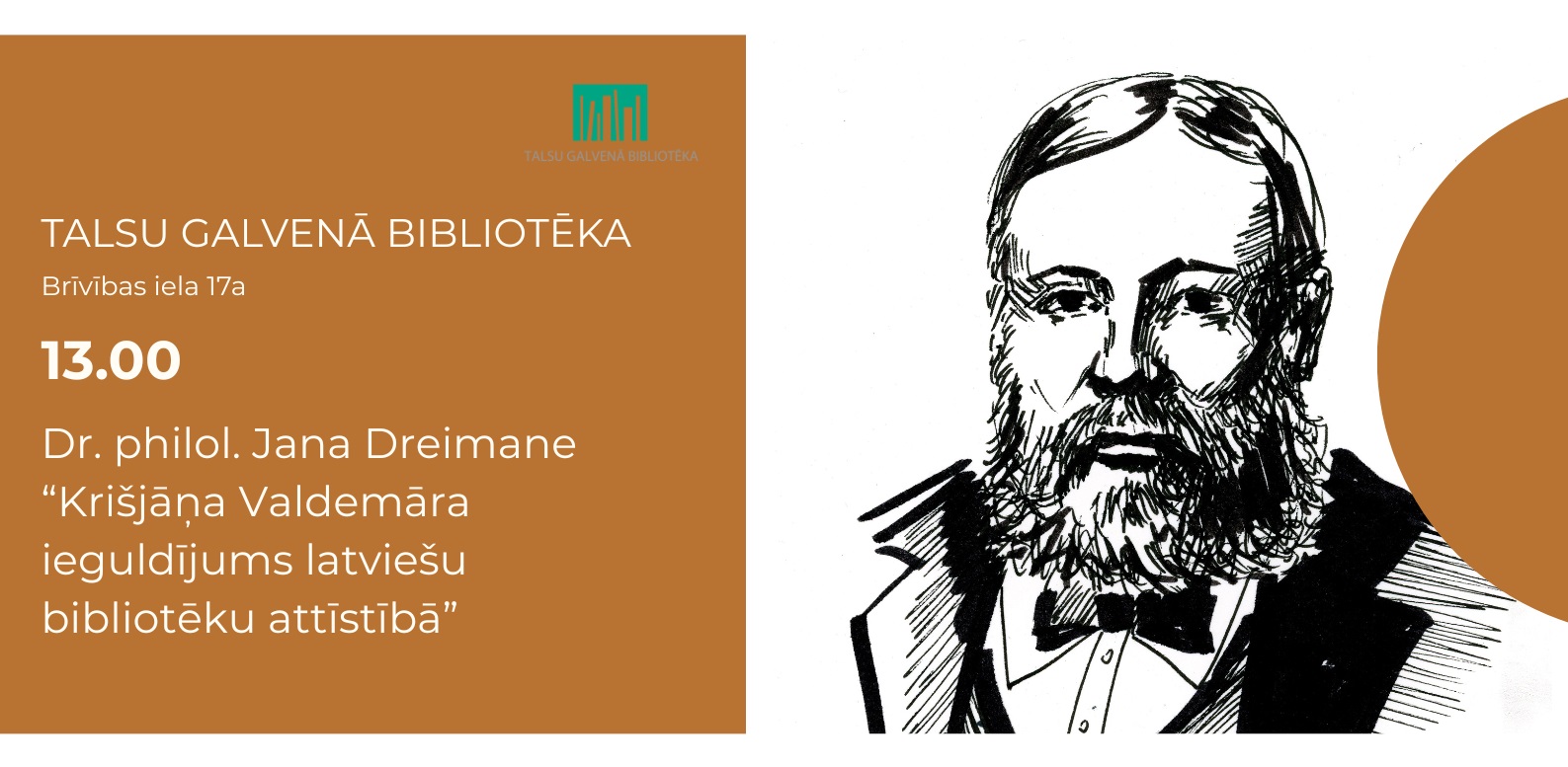 Ar dažādiem pasākumiem 2. decembrī atzīmēs Krišjāņa Valdemāra dzimšanas dienu