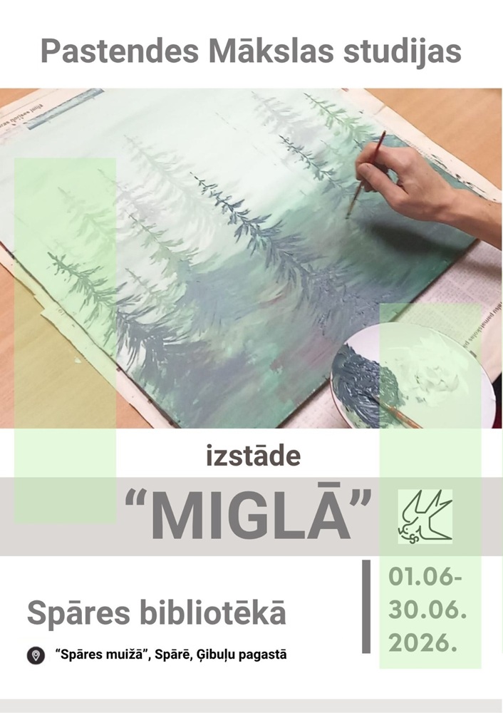 Jūnija aktivitātes Spāres bibliotēkā