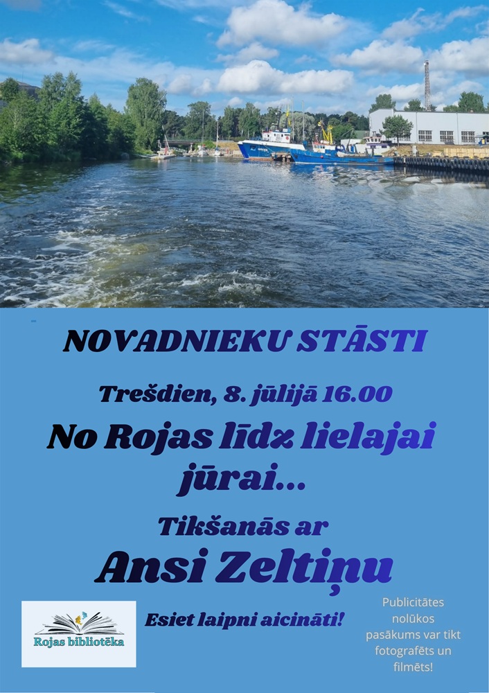 Rojas bibliotēka uz tikšanos ar Ansi Zeltiņu