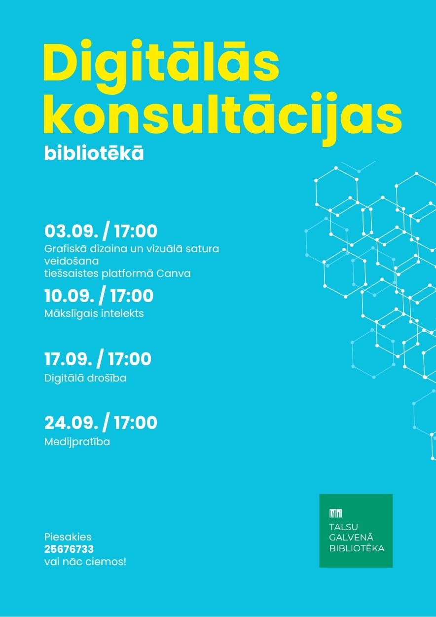 Digitālās konsultācijas bibliotēkā